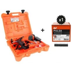 France SPIT Soldes 2022 14 SPIT Pack Cloueur Autonome Multi-matériaux Pulsa 40E - 500 Clous C6-20 Inclus