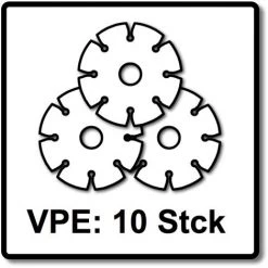 Spit Disque à Tronçonner Diamanté Humide Et Sec 230 X 22,23 Mm, 10 Pcs. (922707)