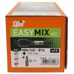Spit-060228 SPIT 060228 - EASY-MIX KIT M8X40