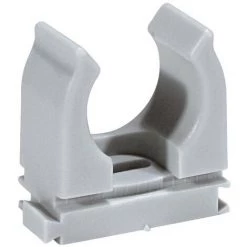 Fixation Plastique Spit E-clip - Diamètre 50 Mm - Boite De 50 - Gris